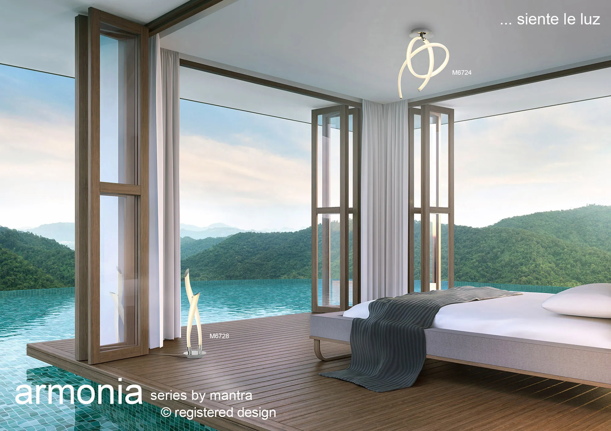 Armonia Polished Chrome Table Lamps Mantra Designer Table Lamps Armonia Polished Chrome Table Lamps Mantra Designer Table Lamps